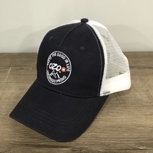 Colorado Proud Blue & White Ozo Trucker Cap Snapback Plant Based Protein